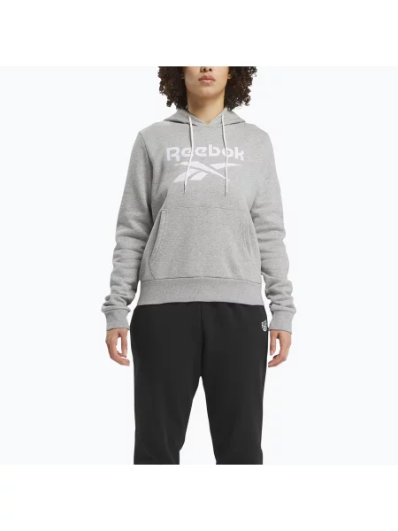 Mikina Reebok Identity Big Logo Fleece medium grey heather šedá