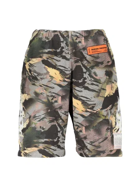 Szorty Heron Preston polarowe z nadrukiem