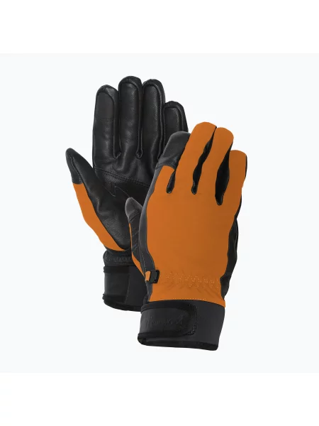 Rękawiczki trekkingowe Pinewood Furudal Hunters Glove orange / black czarne