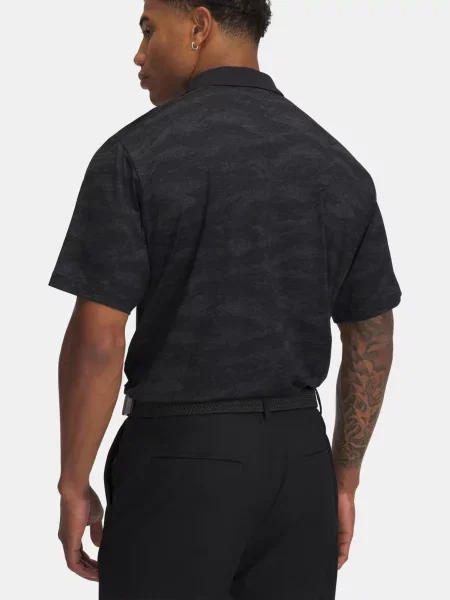 Polokošeľa Under Armour s potlačou čierna