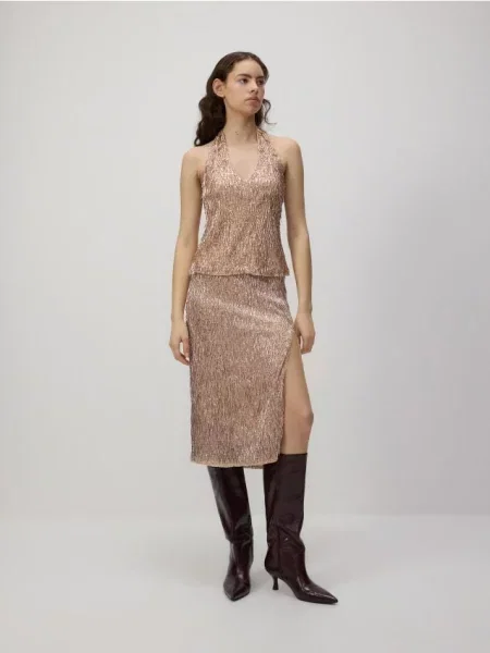 Юбка Reserved с пайетками