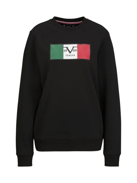 ITALIA Sweater majica Carrier 5 miks crna