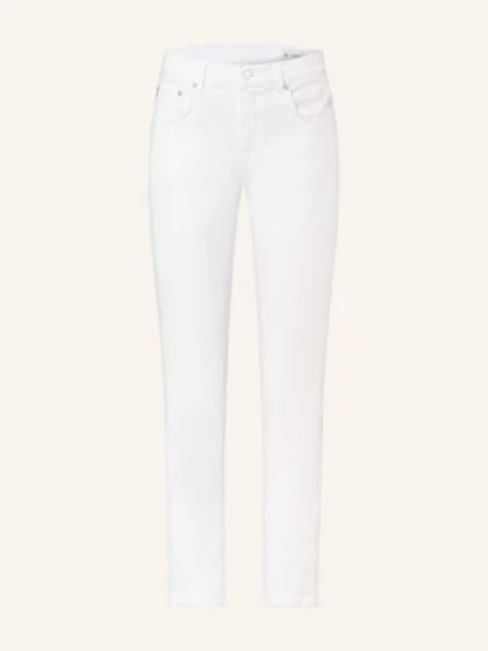 Ag Jeans Jeansy Boyfriend Ex Boyfriend weiss białe