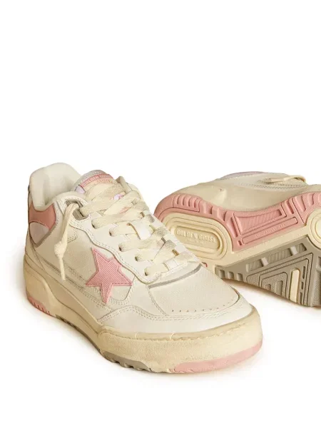 Sneakerși Golden Goose din piele alb