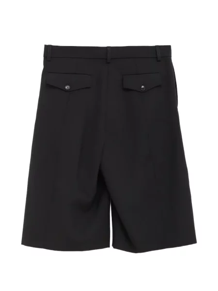 Pantaloni scurți Casablanca plisate negru