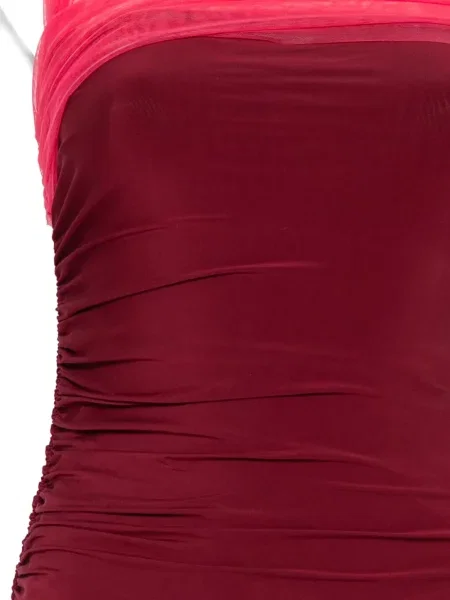 Rochie midi Nensi Dojaka până la genunchi de costum roșu