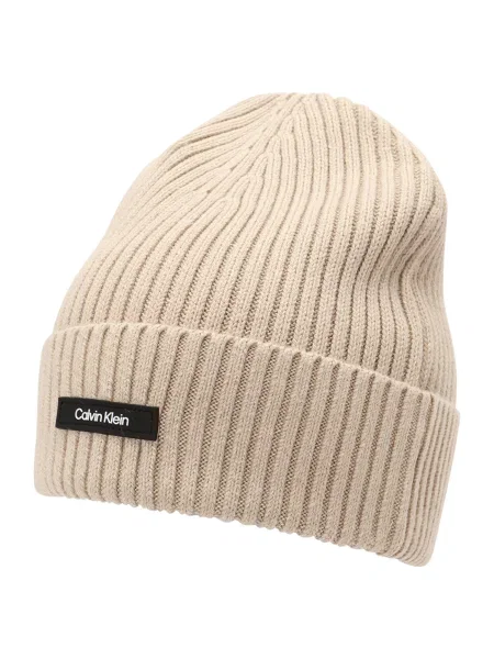 Pălărie Calvin Klein clasic bej