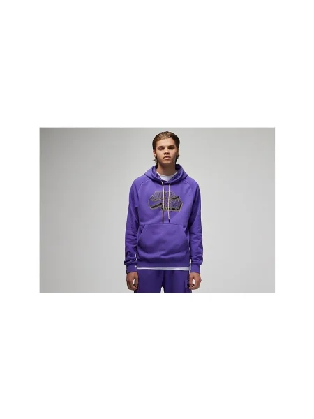 Hanorac din fleece Nike din fleece violet