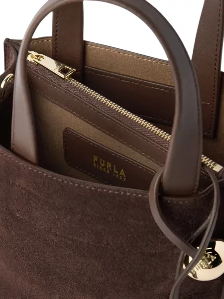 Geantă shopper Furla maro