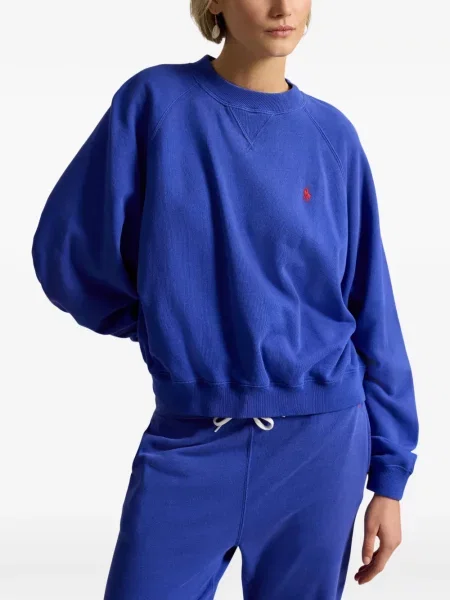 Чорапи Polo Ralph Lauren бродирани на райета зелено