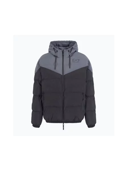 Куртка Emporio Armani Train Athletic Colour Block Padded black чорний