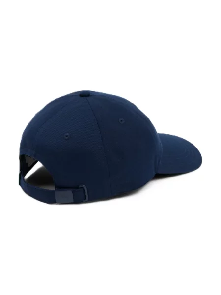 Czapka z daszkiem Lacoste Cotton Twill granatowa niebieska