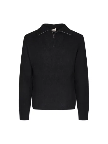 Dzianinowy sweter Officine Generale czarny