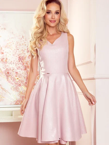 Мини рокля Numoco розово