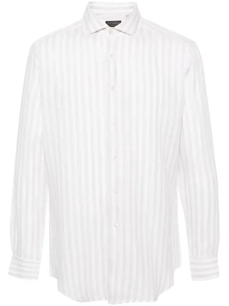 Lněná košile Dell'oglio