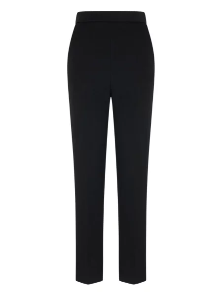 Pantaloni Roberto Cavalli de lână negru