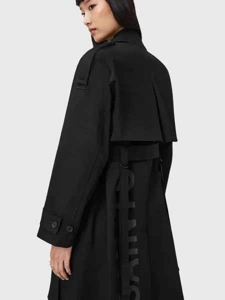 Тренч AllSaints CADENCE чорний