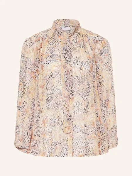 Lala Berlin Bluzka Z Wiązaniem Pod Szyją Bayliv rosa czarna