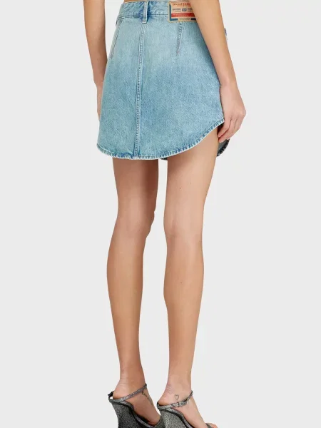 Джинсова спідниця Diesel блакитна