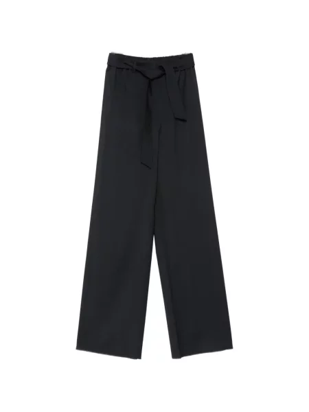 Cu centură pantaloni Max Mara albastru