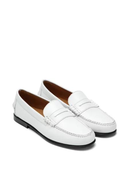 Pantofi loafer Sebago din piele alb