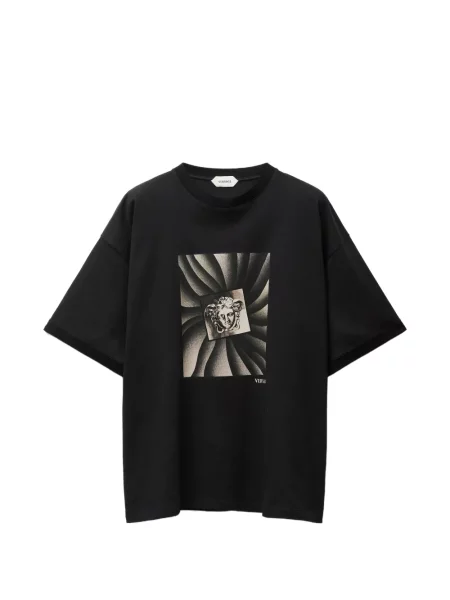 Tricou Versace din jerseu negru