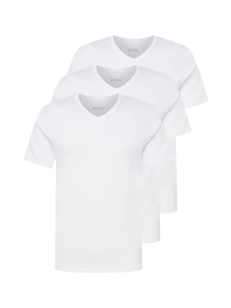 BOSS BLACK Tricou Classic alb