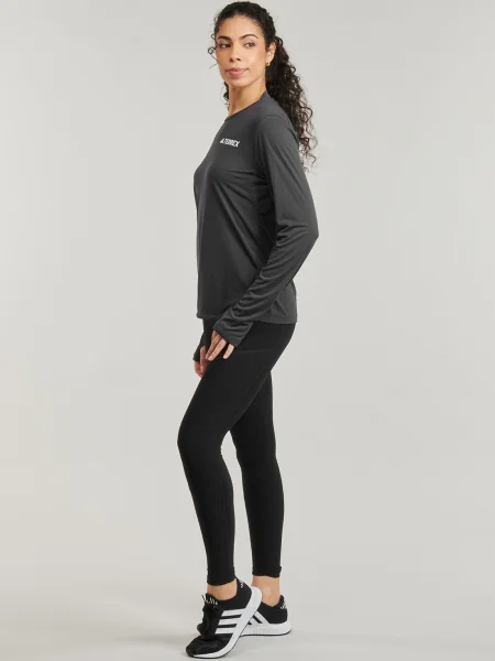 Tricou mânecă lungă Adidas gri