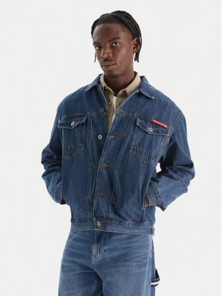 Quiksilver Τζιν μπουφάν All Ride Denim Jkt μπλε