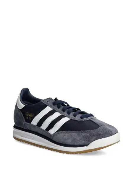 Sneakerși Adidas Stan Smith cu dungi din piele de căprioară albastru