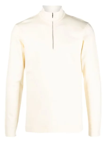 Patentni zatvarač na pola čarape Orlebar Brown smeđa