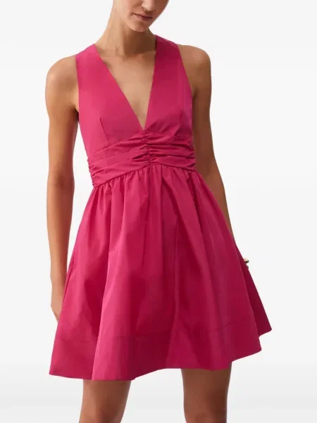 Rochie Liu Jo cu decolteu în V de costum roz
