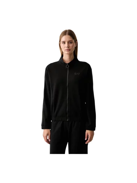 Emporio Armani bluza rozpinana z kapturem czarna