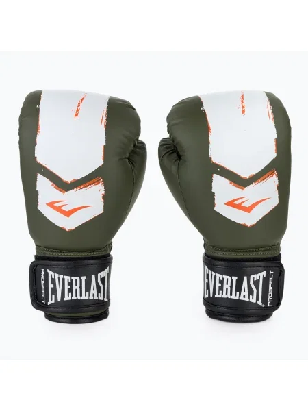 Everlast Prospect 2 зелени/бели боксови ръкавици бяло