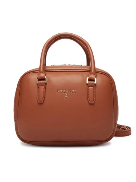 Patrizia Pepe Ročna torba rjava