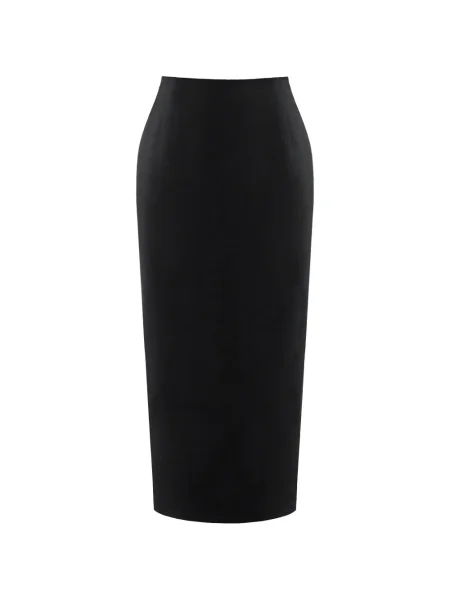 Cu peplum fusta maxi Post Meridiem negru
