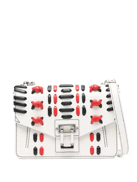 Geantă Proenza Schouler cu broderie alb