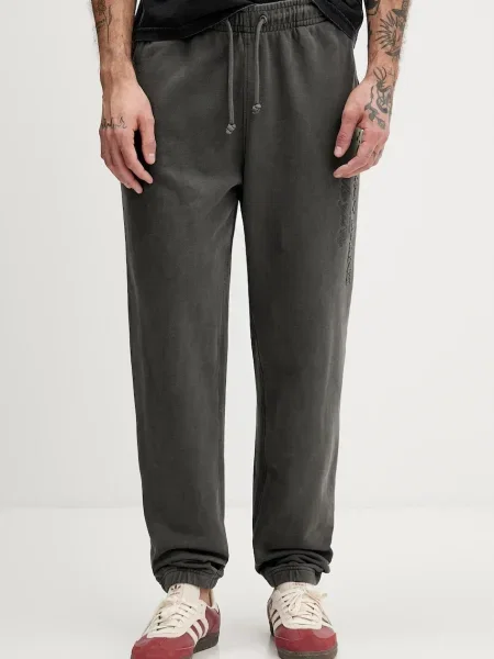 Bombažen spodnji del trenirke Tommy Jeans črna