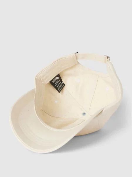 The North Face czapka z daszkiem Norm Hat beżowy z aplikacją biała