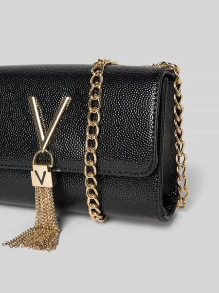 Torebka Valentino skórzana biznesowa czarna