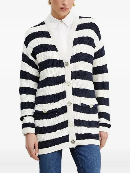 Cardigan Guess cu dungi alb