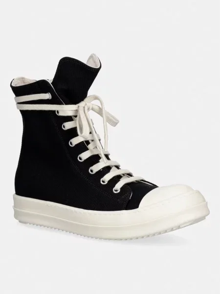 Rick Owens DRKSHDW Denim pánské vysoké plátěnky černé