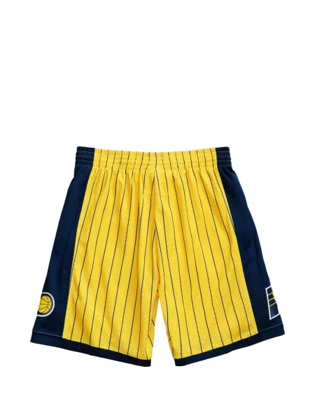 Pantaloni scurți Mitchell & Ness cu dungi galben