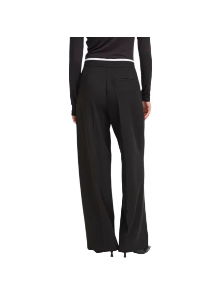 Pantaloni Ichi cu legături negru