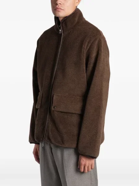 Geacă Ballantyne din fleece maro