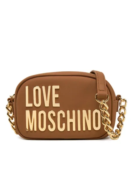 Geantă LOVE MOSCHINO maro