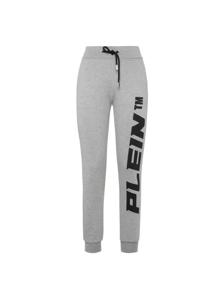 Joggery Philipp Plein z dżerseju szare