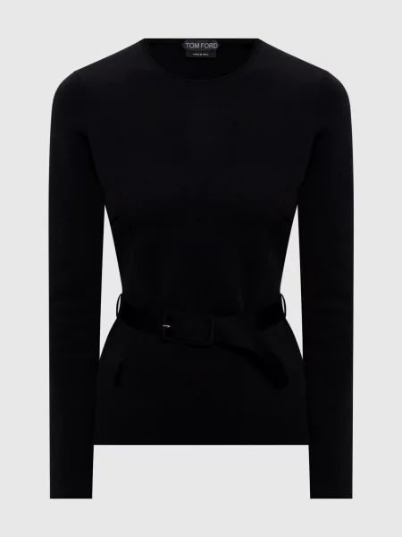 Джемпер з поясом Tom Ford чорний