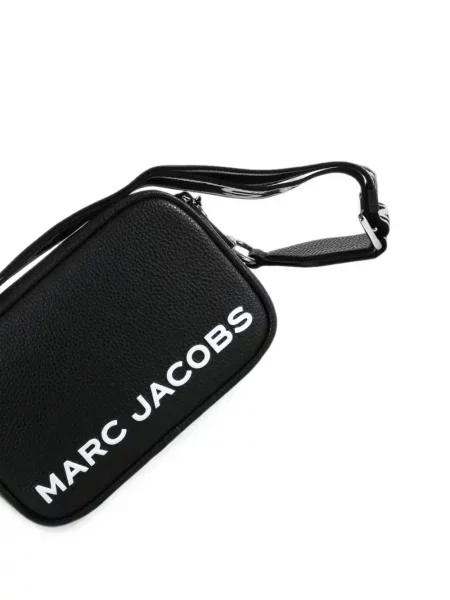 Geantă Marc Jacobs din piele cu imagine negru