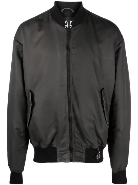 Bomber bunda 44 Label Group s potiskem šedá